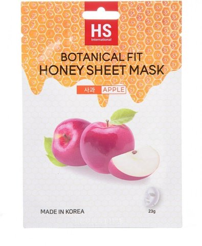 Маска д/обличчя V07 Botanical Fit Honey Sheet Mask Apple 02242 фото